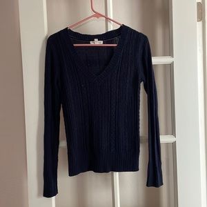 Aeropostal navy blue knit sweater